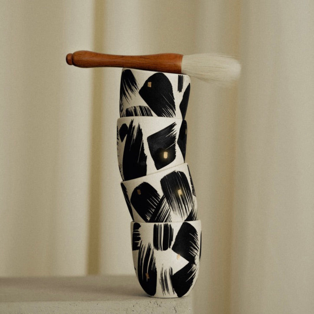 Sumi cup, two sizes.