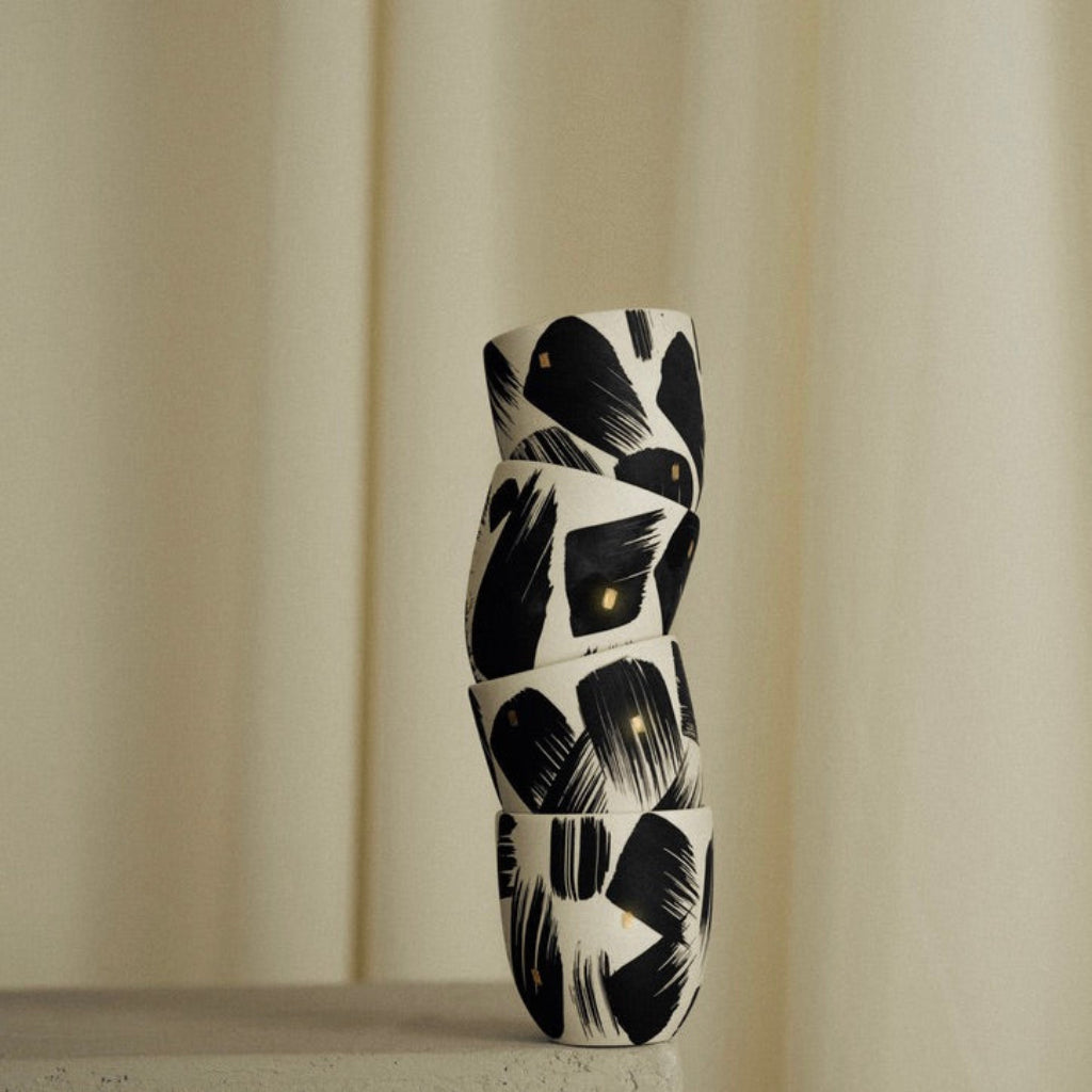 Sumi cup, two sizes.