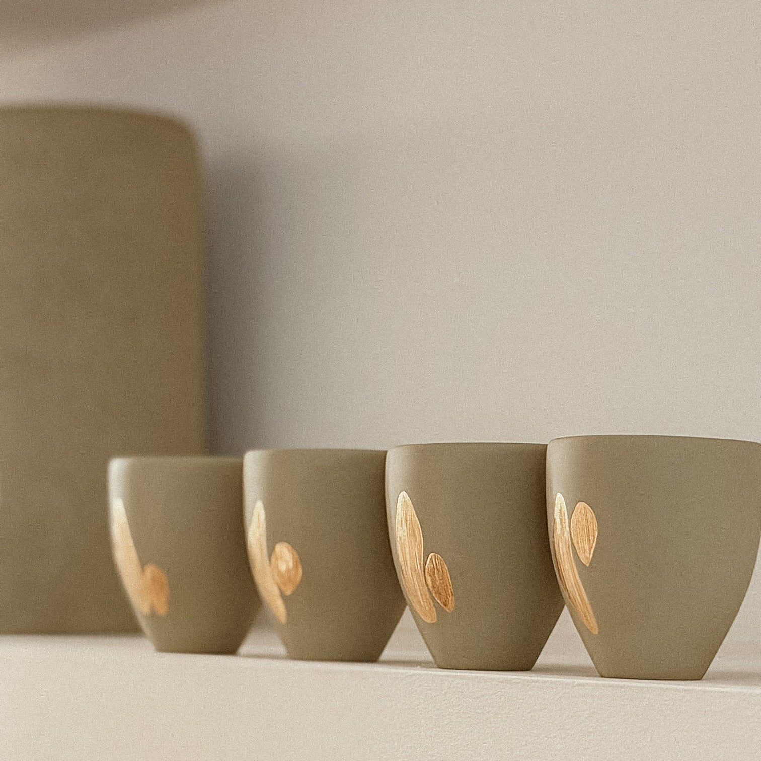 Taza I oliva, dos tamaños