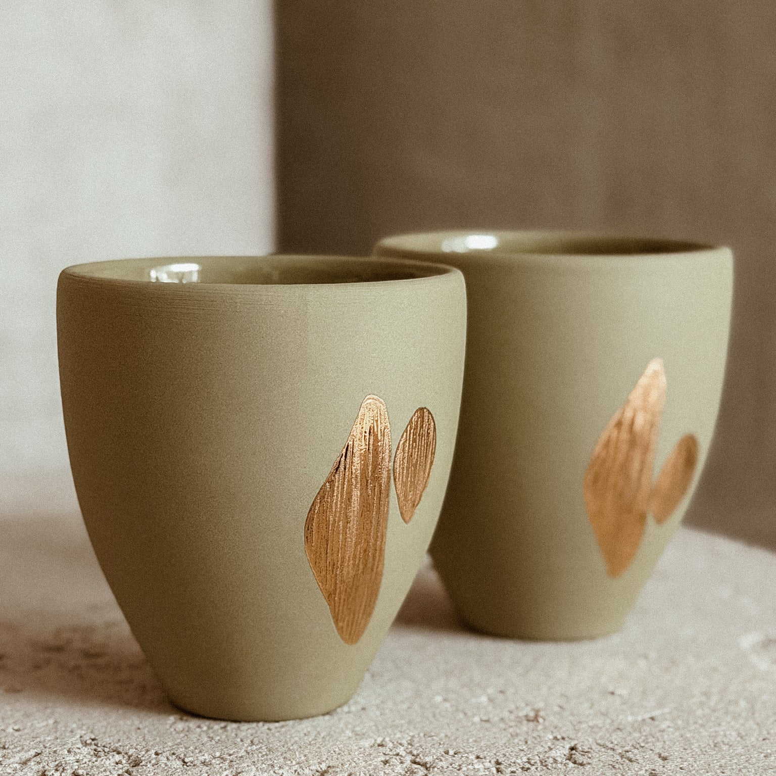 Taza I oliva, dos tamaños