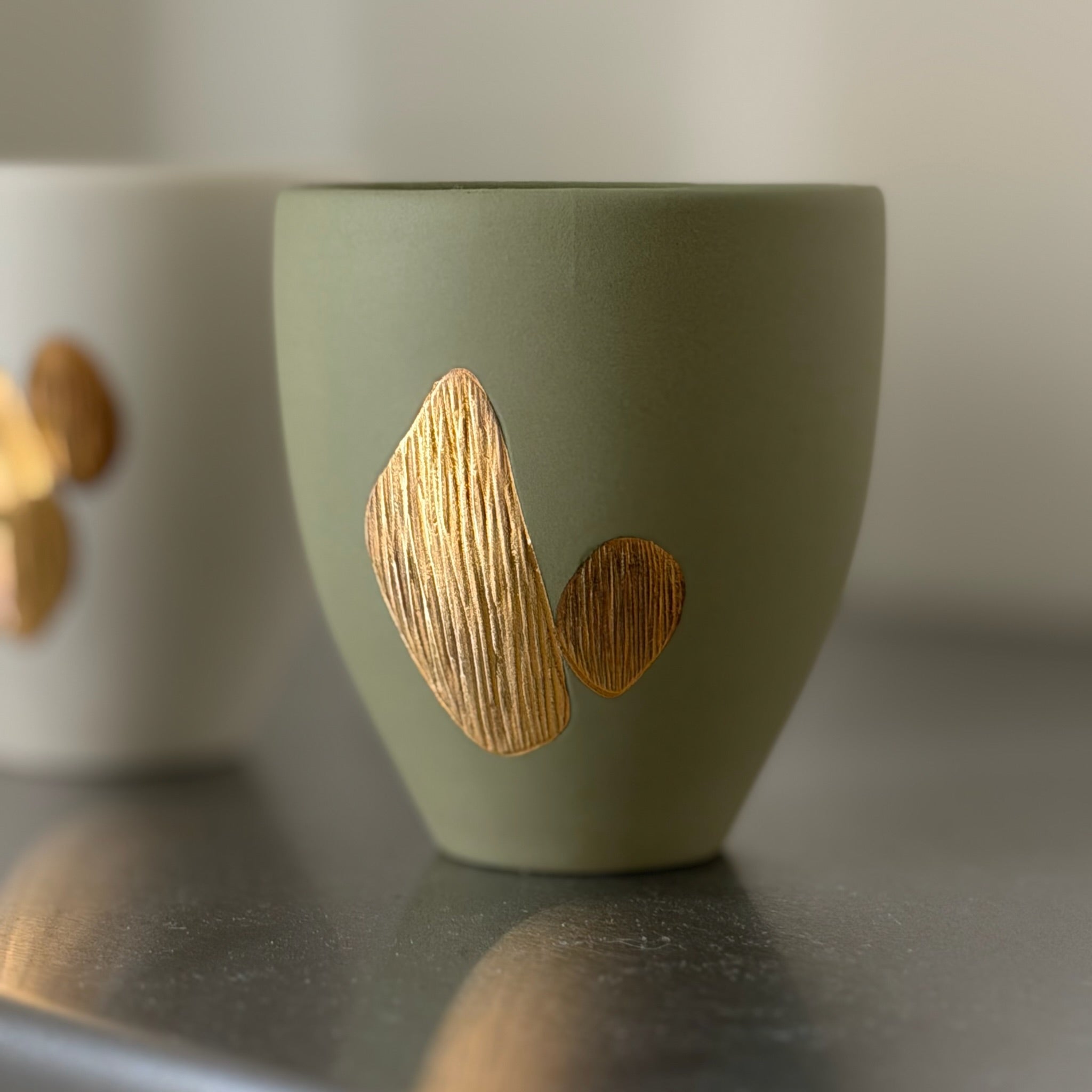 Taza I oliva, dos tamaños