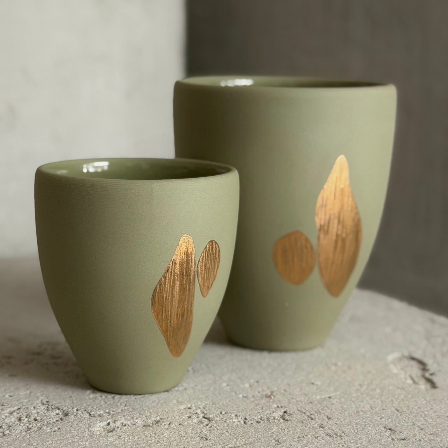 Taza I oliva, dos tamaños