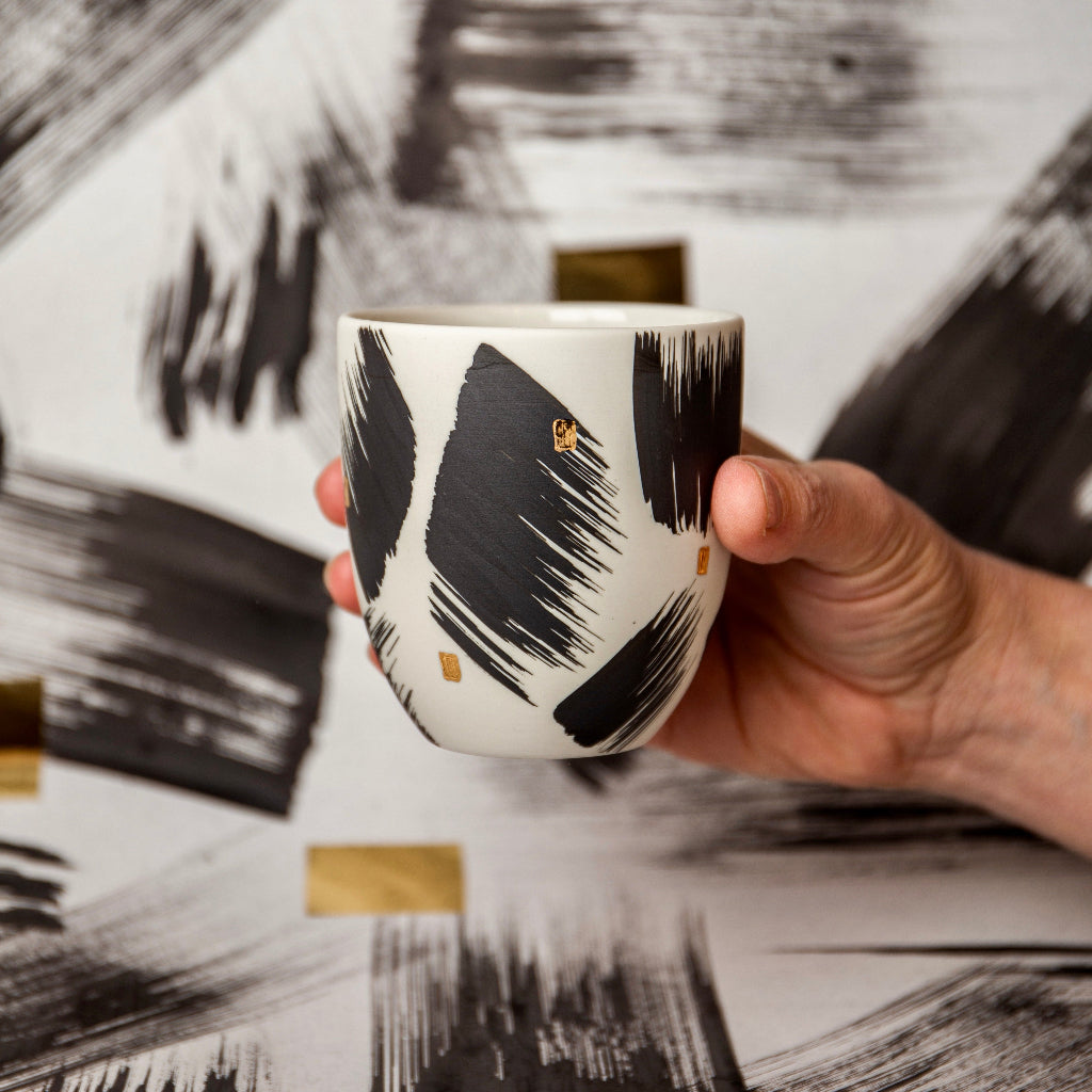 Sumi cup, two sizes.