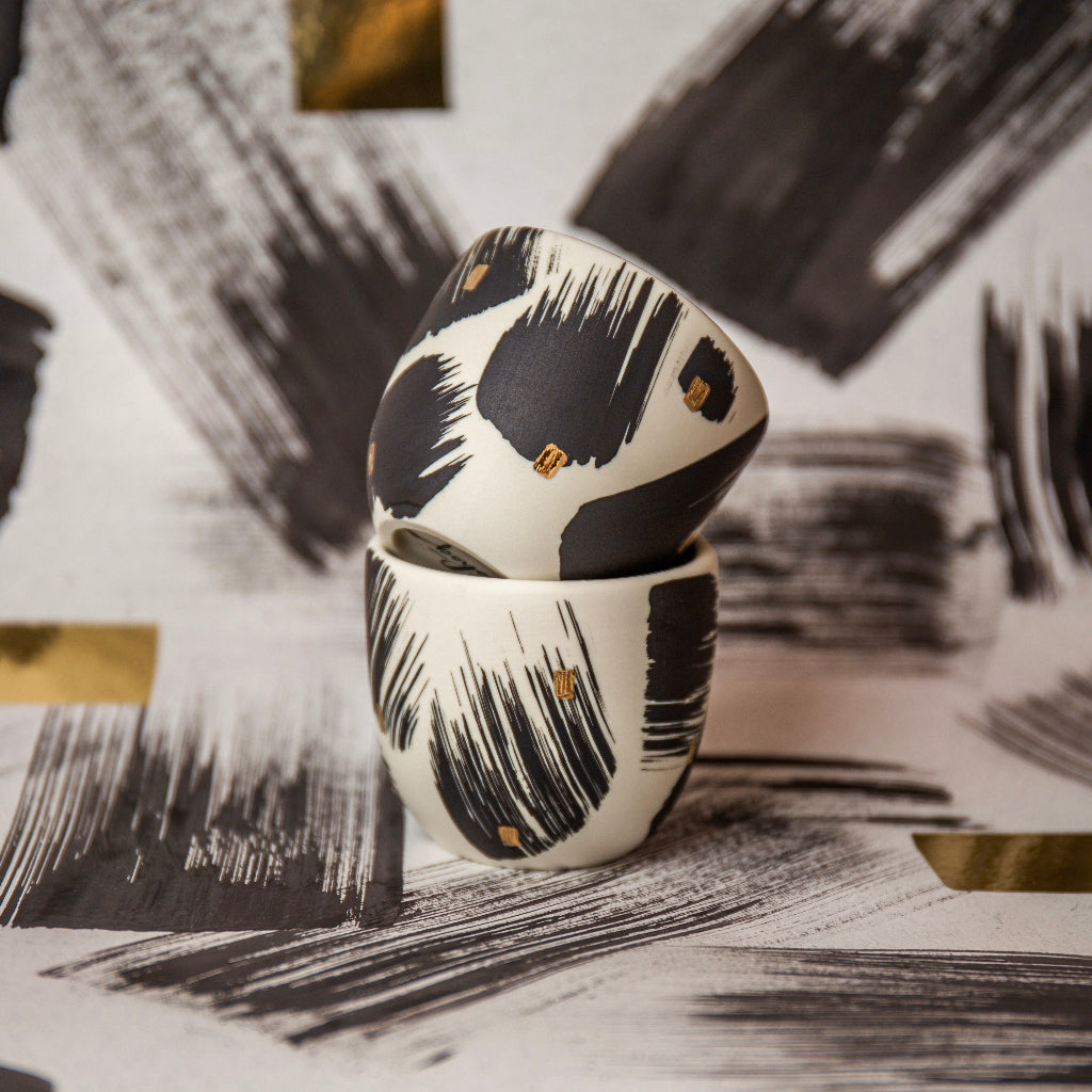 Sumi cup, two sizes.