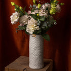 Blanche Jarrón Grande con flores